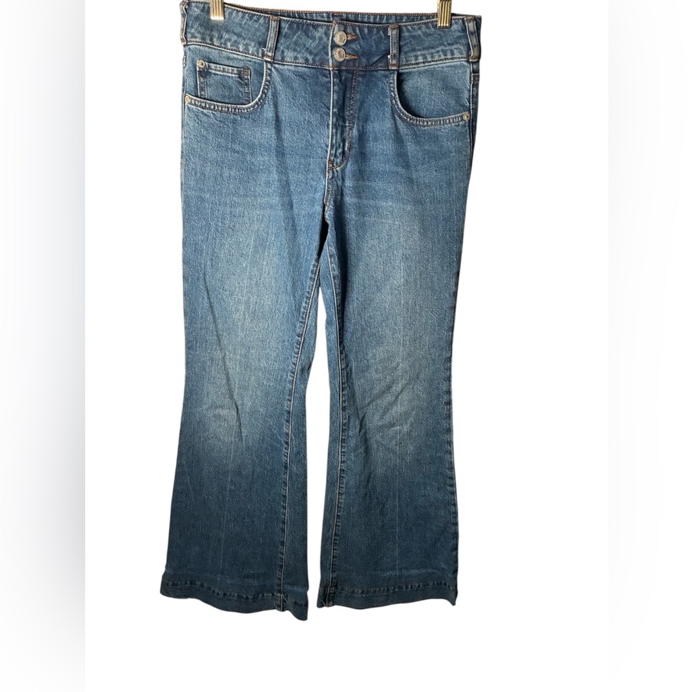 Classic Medium Wash Bootcut Jeans Anthopologie pilcro SiZE 27
